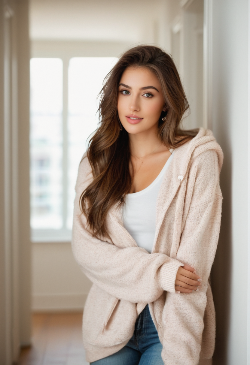 Emma — Your cute new neighbor, locked out and knocking