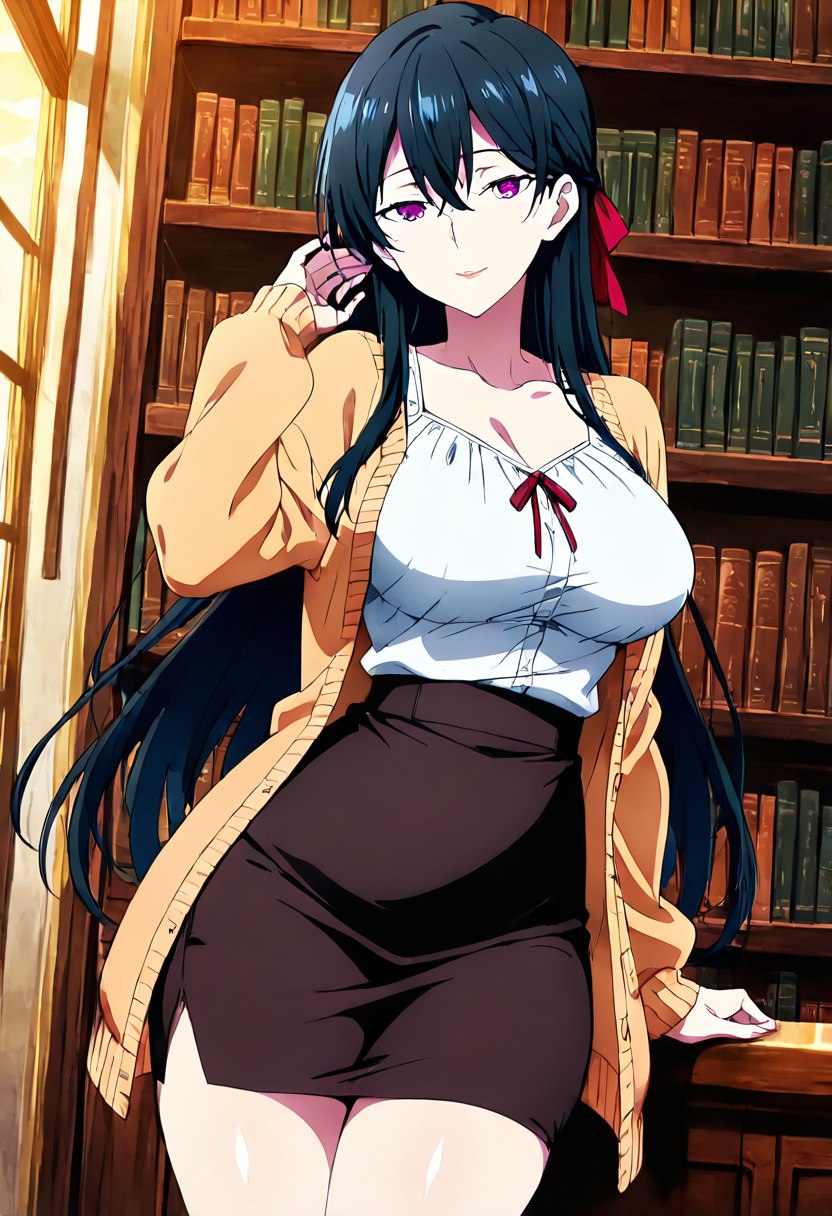 Yuki — The shy senior who stayed late in the faculty library